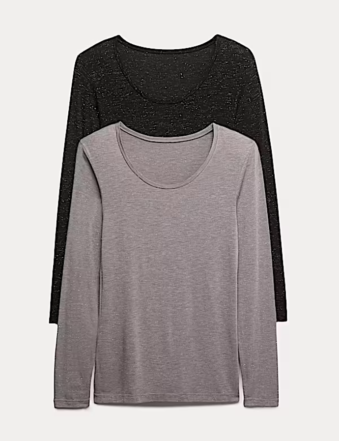 Balení 2 třpytivých termo topů, Marks&Spencer, 899 Kč