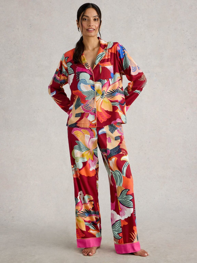 Pyžamový top a kalhoty, White Stuff, top 1190 Kč, kalhoty 1190 Kč