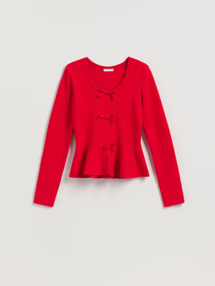 Svetr s mašlemi, Reserved, 699 Kč