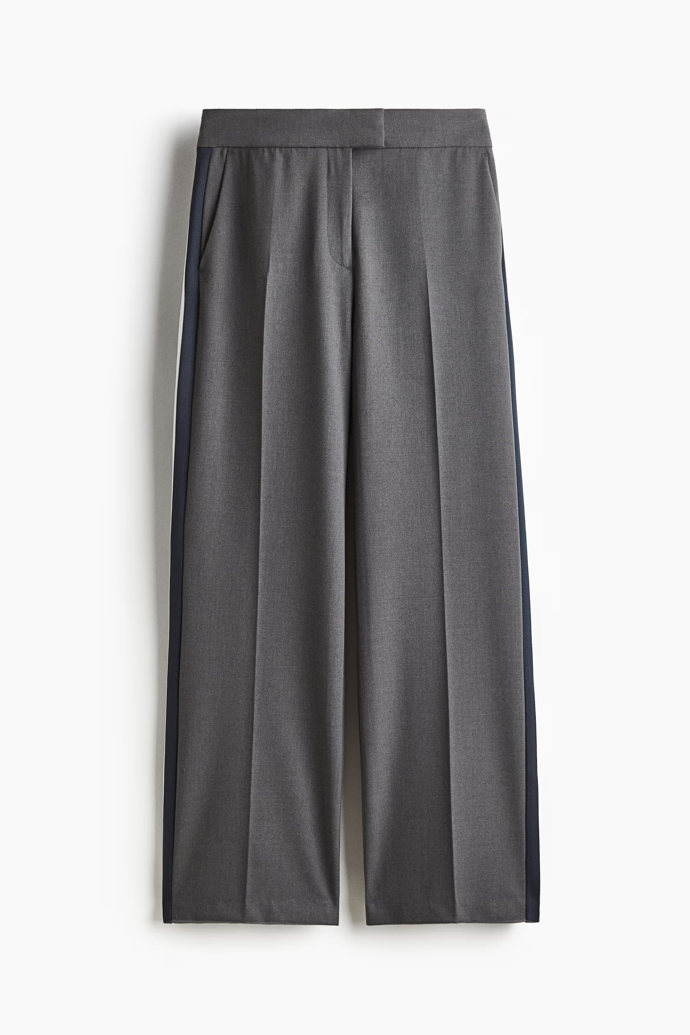 Kalhoty s bočními pruhy, H&M, 859 Kč