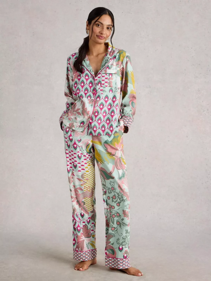 Pyžamový top a kalhoty, White Stuff, top 1190 Kč, kalhoty 1190 Kč