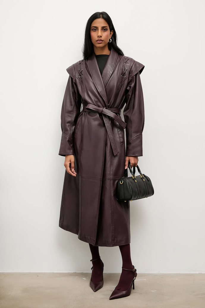 Kožený kabát, Answear.LAB, 9399 Kč