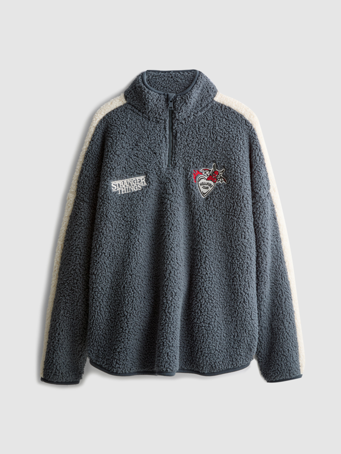 Flísový pyžamový top, Primark, 470 Kč