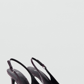 Lakované lodičky na podpatku s otevřenou špičkou, Mango,
999 Kč