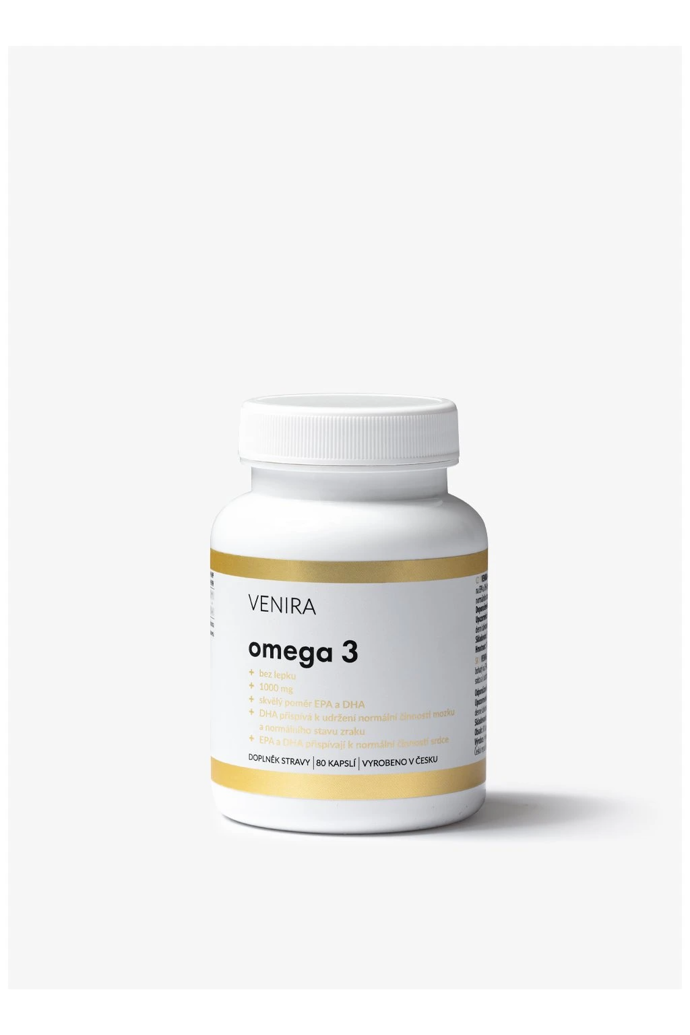 Doplněk stravy s obsahem omega 3 mastných kyselin, Venira, 299 Kč