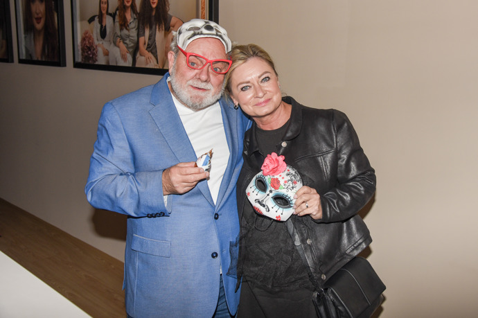 Václav Upír Krejčí s manželkou.