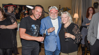 FOTO: Václav Upír Krejčí s kolegy Richardem Sacherem a Marií Pojkarovou.