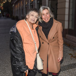 Hana Talpová si nenechala ujít tradiční křest kalendáře Aleše Cibulky. Setkala se zde se svou kolegyní a kamarádkou Marcelou Březinovou.