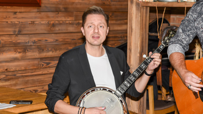 FOTO: Ondřej Ruml si zahrál na banjo.