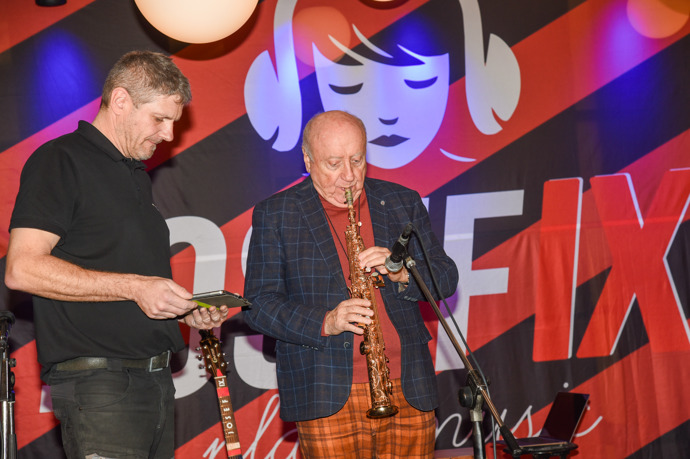 Felix Slováček na akci vystoupil. 