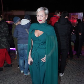 Ač nebyla v šatech, i tak se Martina Pártlová dostala mezi nejlépe oblečené dámy na Slavíkovi. 