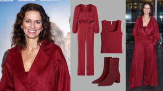 Ultramódní outfit Adély Gondíkové pro dámy 50+: V kompletu si vystačila s jednou trendy barvou včetně bot