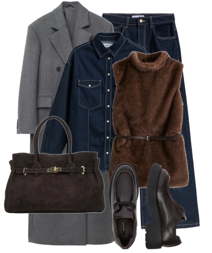 Do něj můžete ještě navrstvit chlupatou vestu.