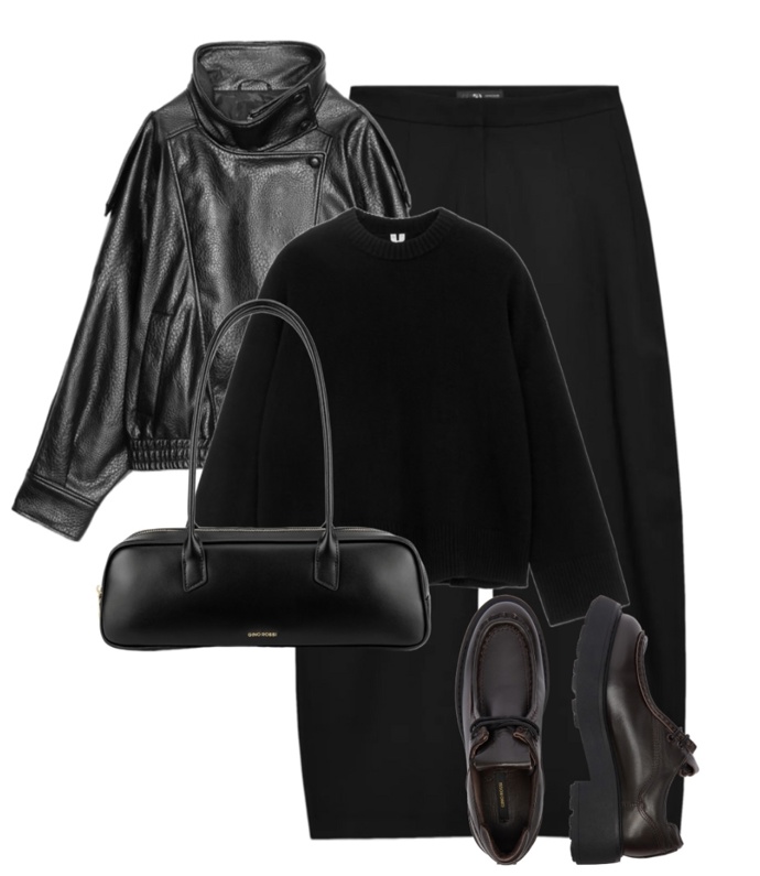 Další možnosti monochromatické kombinace - outfity můžete sestavovat i ze světlých barev, pokud je máte radši než černou. 