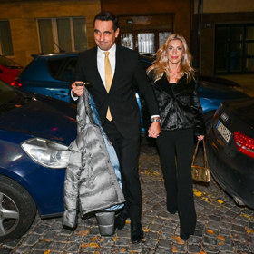 Roman Šebrle přišel na party Primy v doprovodu partnerky.