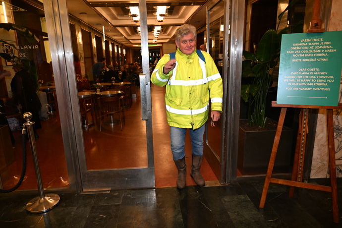 Miroslav Hanuš na udílení Ceny Thálie 2025. 