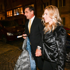 Roman Šebrle přišel na party Primy v doprovodu partnerky.
