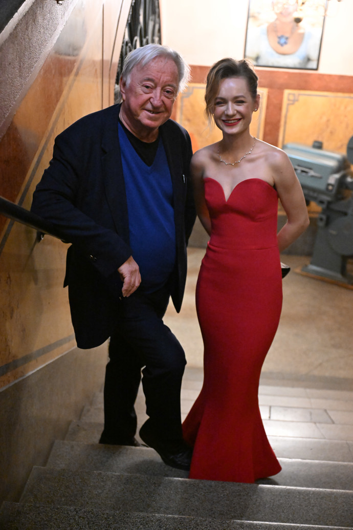 Jiří Lábus si nenechal ujít premiéru nové české komedie Milion.