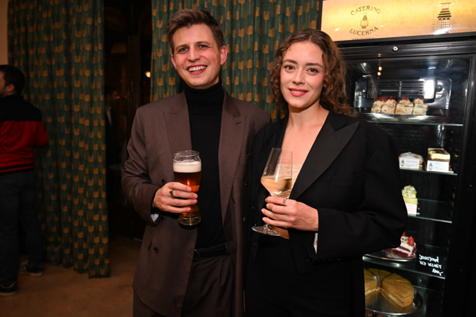 Gabriela Marcinková na premiéře.