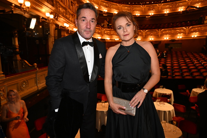 Barbora Munzarová po boku svého muže Martina Trnavského.