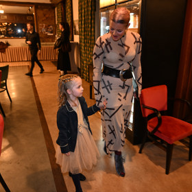 Erika Stárková na premiéře filmu Milion.