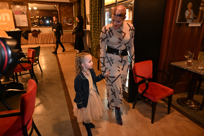 Erika Stárková na premiéře filmu Milion.