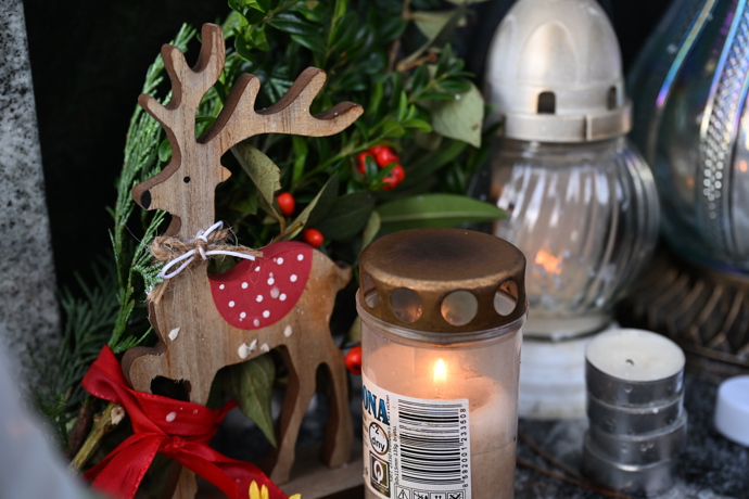 Lidé přišli uctít památku Aničky Slováčkové.