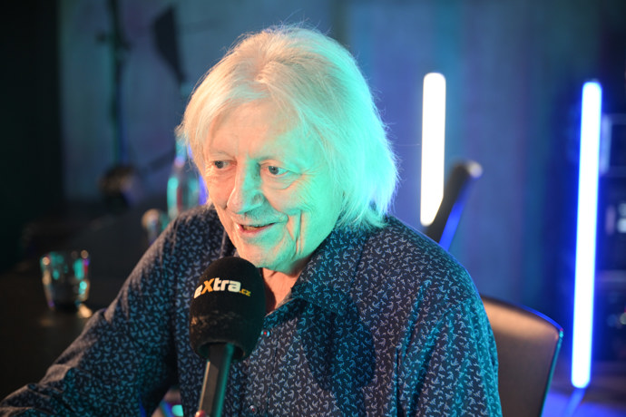 Václav Neckář při rozhovoru pro eXtra.cz.