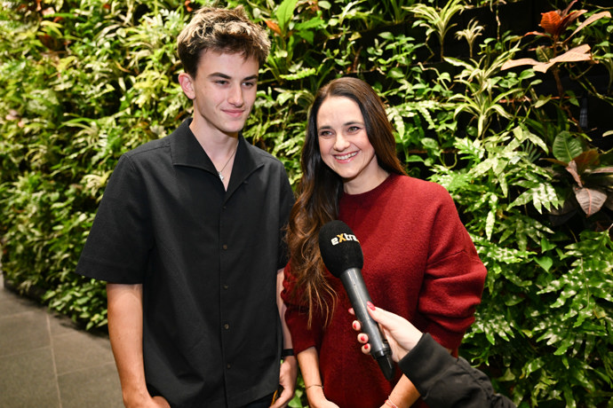 Libuše Vojtková se synem Matyášem během rozhovoru pro eXtra.cz.