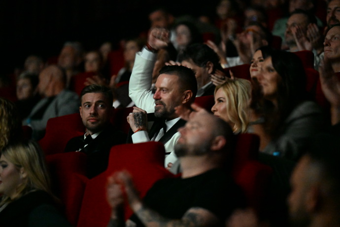 Dojatý Tomáš Řepka po premiéře.