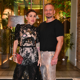 Kateřina Hrachovcová s partnerem.