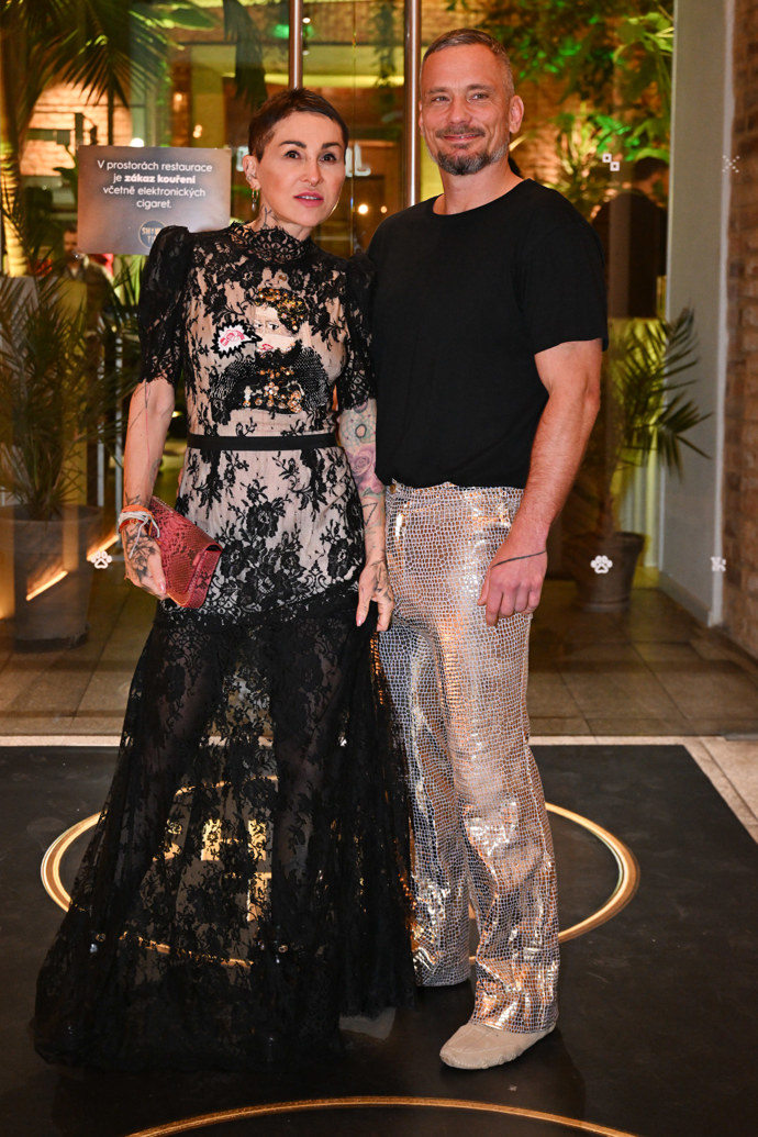 Kateřina Hrachovcová s partnerem.
