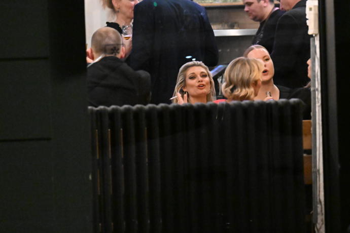 Lucie Borhyová na akci.