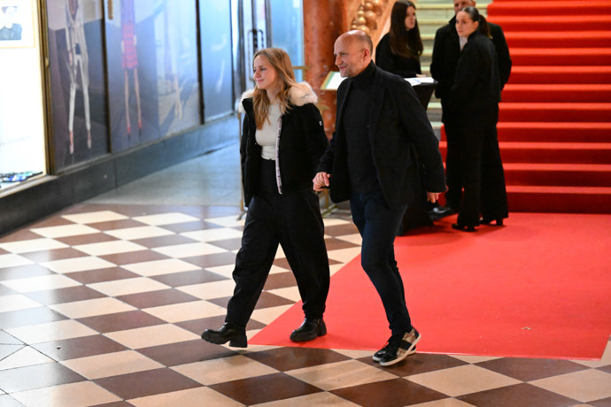 Jiří Ployhar na premiéře.