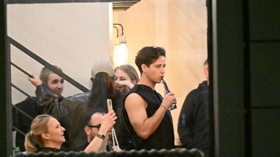 FOTO: Milan Peroutka si večer pořádně užíval.