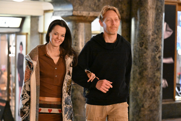 Karel Janeček a Lilia Khousnoutdinova premiéře filmu Milion.