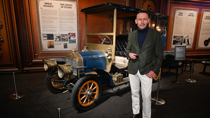 FOTO: Jan Tuna na výstavě Titanic.