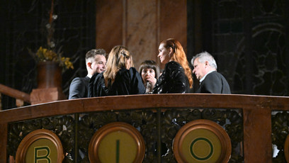 FOTO: Denisa Nesvačilová si večer užívala.