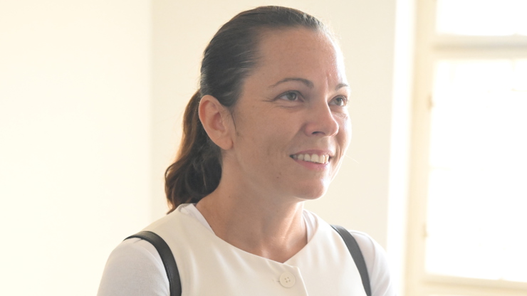 Zpěvačka Michaela Nosková u soudu s expartnerem.