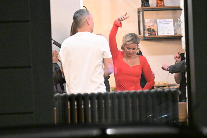 Solaříková s úsměvem od ucha k uchu.