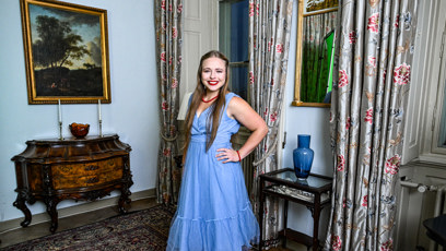 FOTO: Martina Ptáčková na britském velvyslanectví.