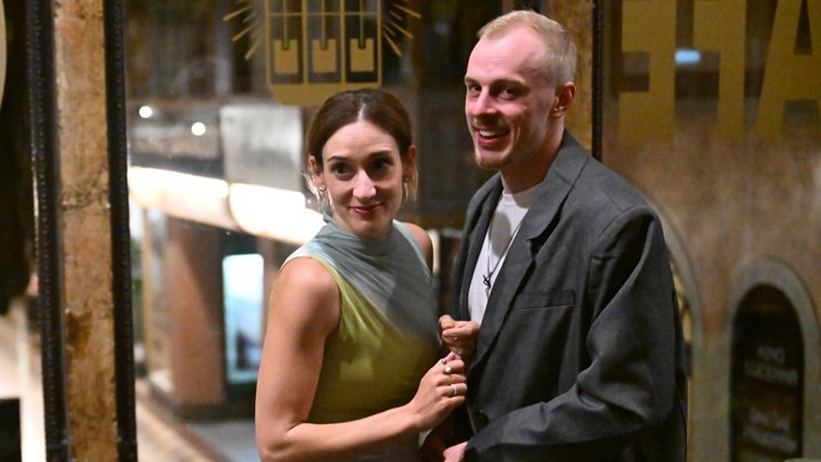 Marta Dancingerová s novým partnerem.