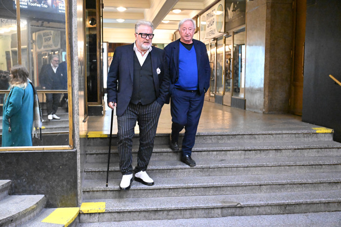 Jiří Lábus si nenechal ujít premiéru nové české komedie Milion.