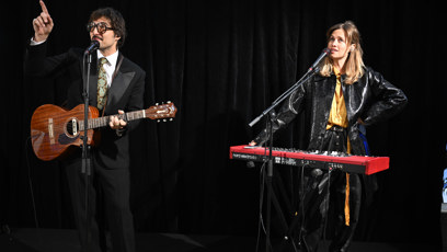 FOTO: Jordan Haj zpíval po boku své ženy Emmy Smetany.