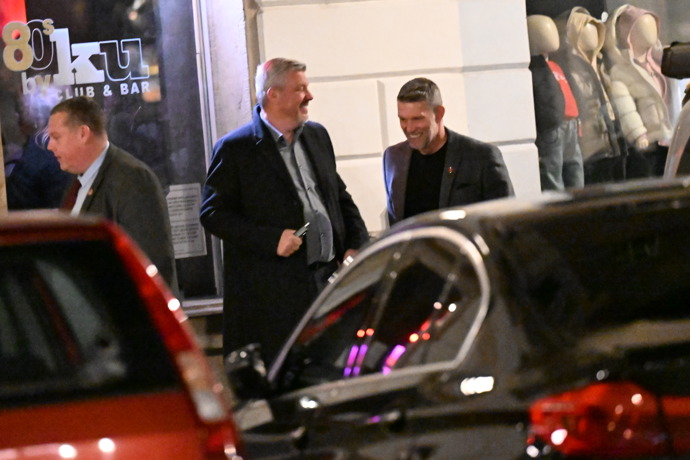 Tajná party po premiéře dokumentu Řepka Hříšník. 