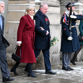 Petr Pavel a Eva Pavlová na Hradě přijali návštěvu.