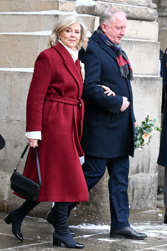 Petr Pavel a Eva Pavlová na Hradě přijali návštěvu.