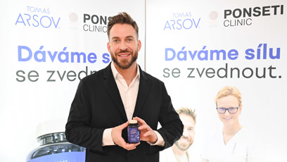 FOTO: Tomáš Arsov představil svůj nový produkt.