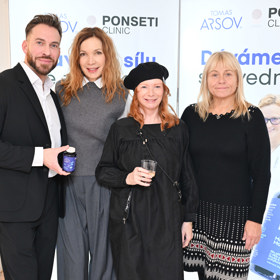 Herečky Pavla Tomicová, Bára Štěpánková a Stanislava Jachnická.