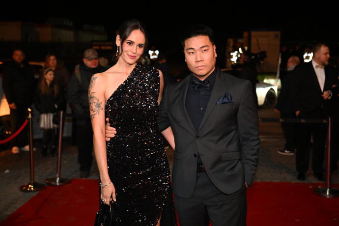 Nejprsatější učitelka Česka Andrea Nguyen s manželem. 